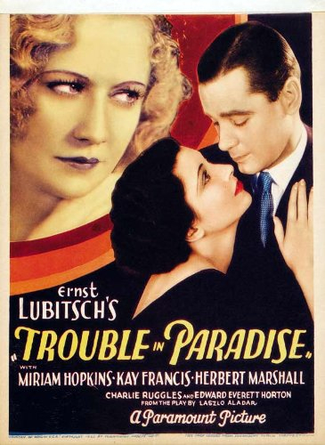 Herbert Marshall, Kay Francis and Miriam Hopkins in Trouble in Paradise (1932)