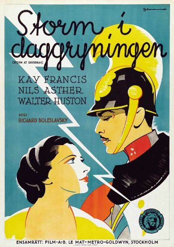 Nils Asther and Kay Francis in Storm at Daybreak (1933)