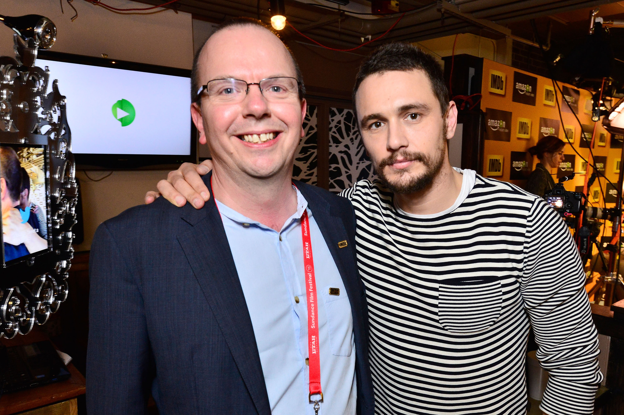 James Franco and Col Needham at event of IMDb & AIV Studio at Sundance (2015)