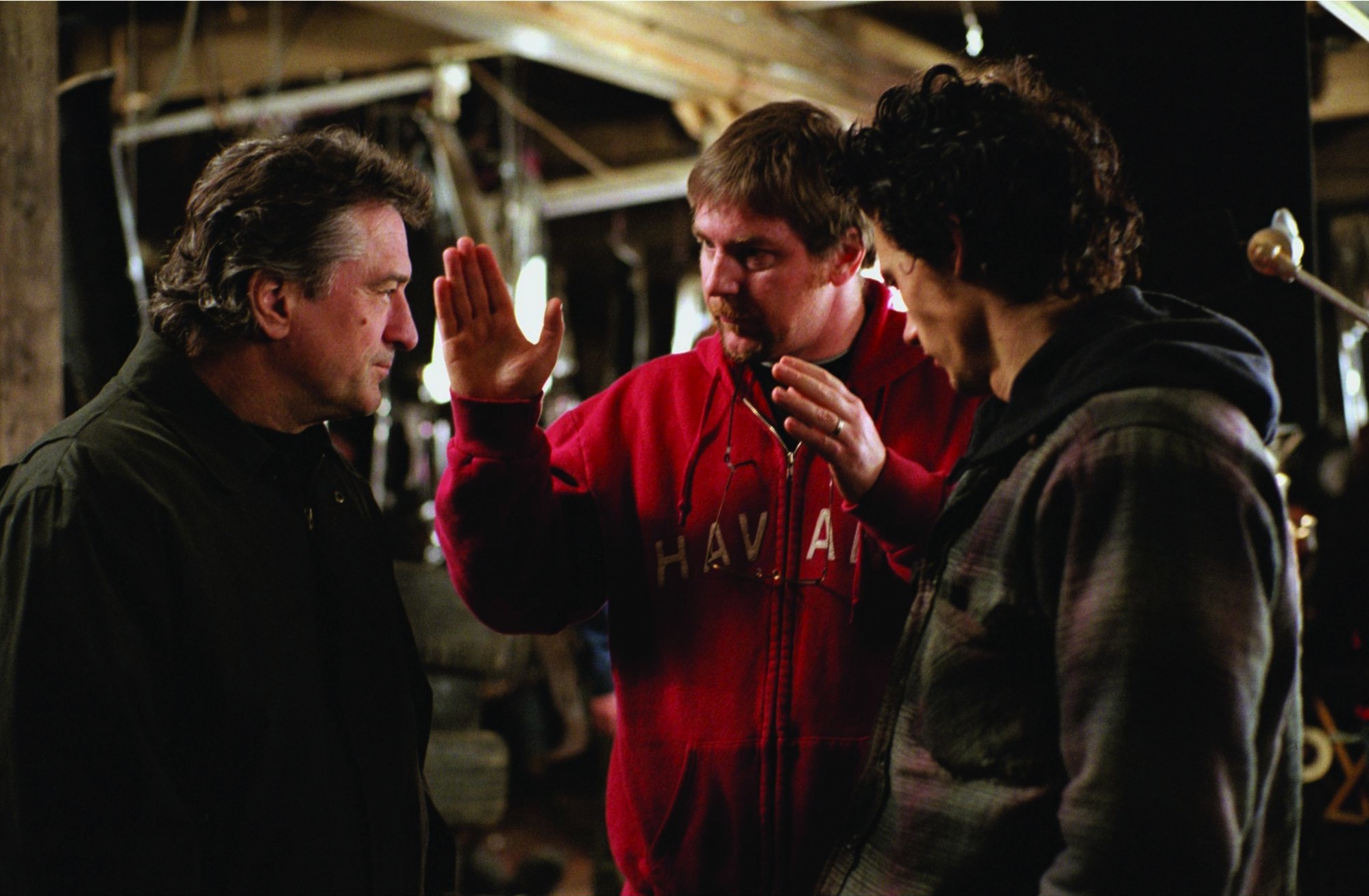 Still of Robert De Niro, Michael Caton-Jones and James Franco in Miestas prie juros (2002)