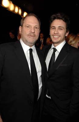 Harvey Weinstein and James Franco