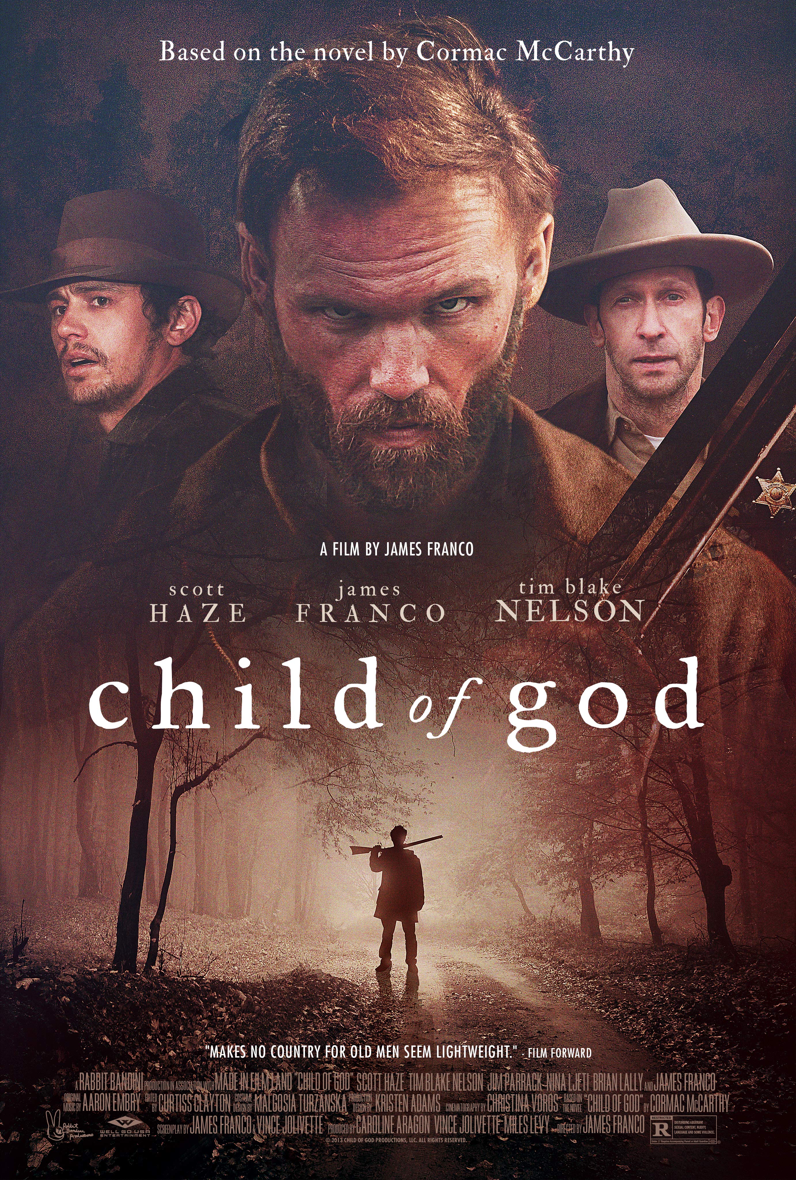 James Franco, Tim Blake Nelson and Scott Haze in Child of God (2013)