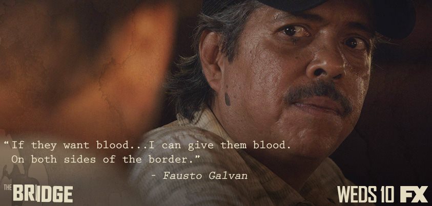 THE BRIDGE Ramon Franco as Fausto Galvan CR: Byron Cohen/FX Network