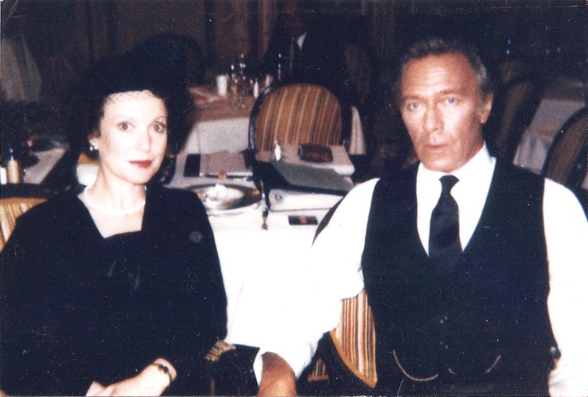 Playing Christopher Plummer's wife Lady Emma Cruse in the TV Mini Series SPEARFIELD'S DAUGHTER.