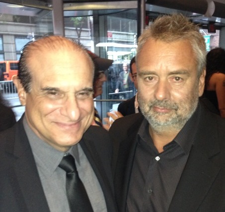 with director Luc Besson at Premiere of THE FAMILY Lincoln Center Regal NYC. I play Rocco in the film.