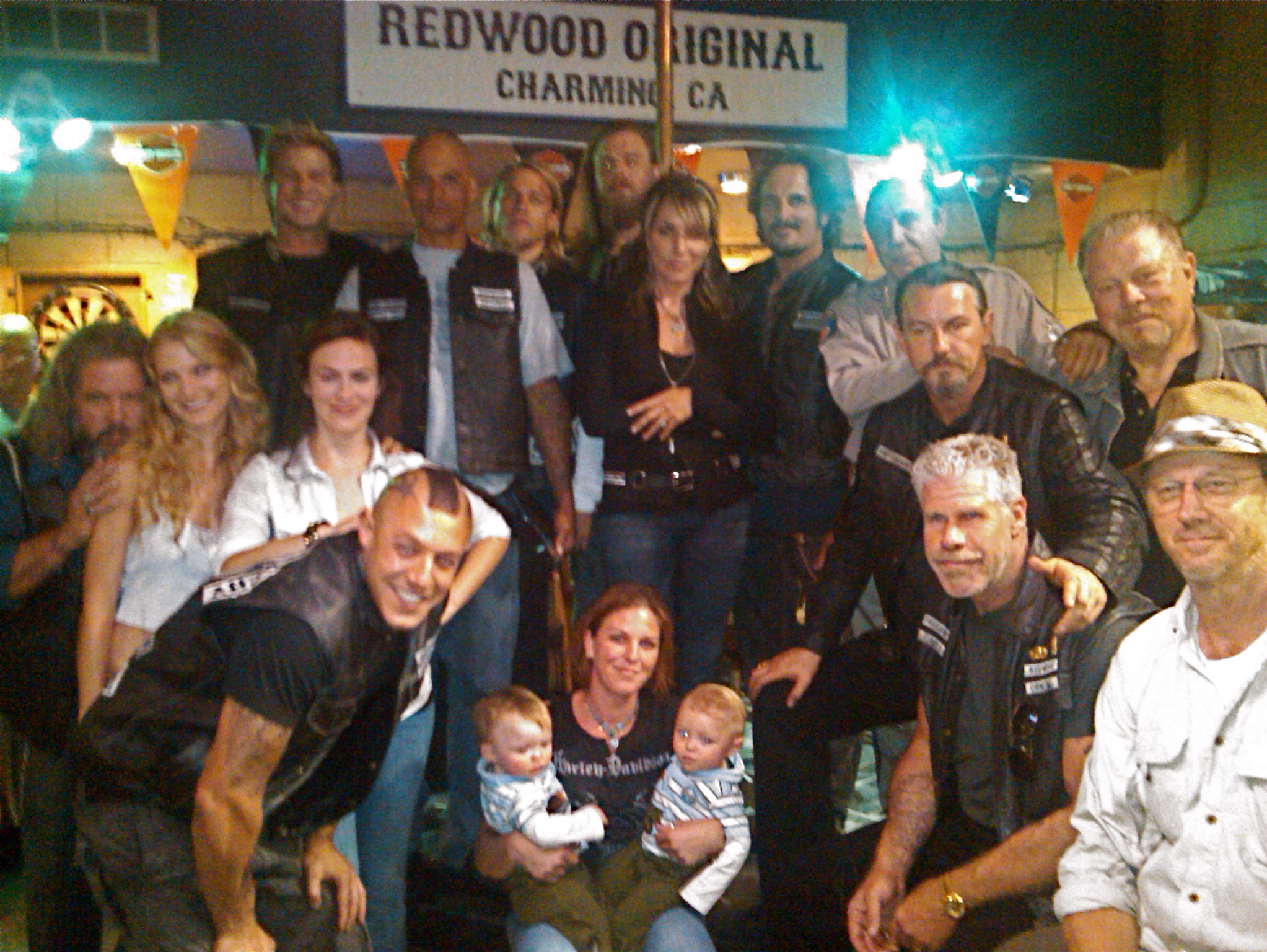 Cinematographer David Frederick joins the cast of Sons of Anarchy at the end of the last day of Season 3 production