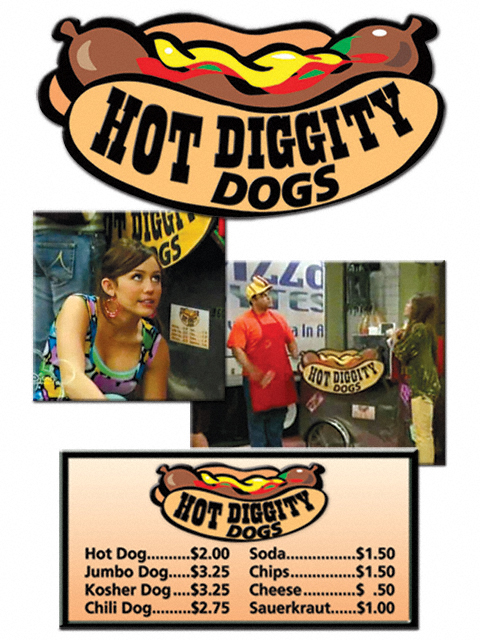 Hot Diggity Dog Logo and Signs - Hannah Montana