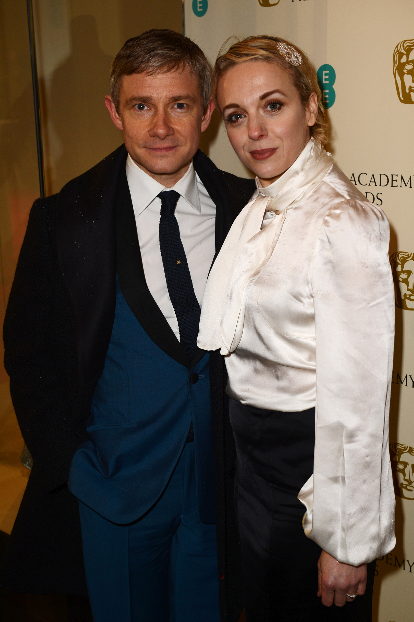 Amanda Abbington and Martin Freeman