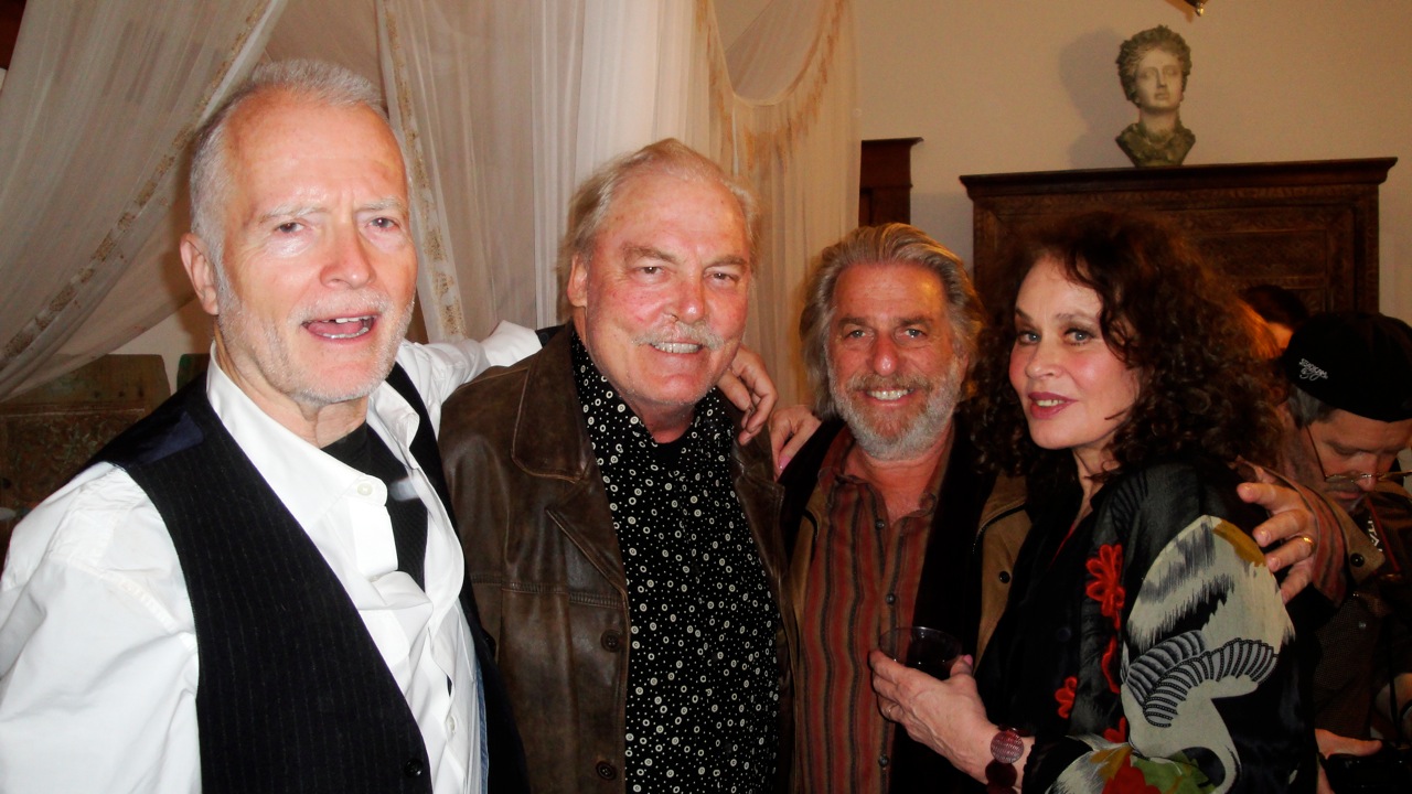 Rob Nilsson, Stacy Keach, Mickey Freeman, Karen Black at the World Premiere Party of the movie Imbued.
