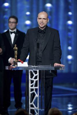 Jochen Alexander Freydank accepts the Oscar® for Short Film (Live Action) for 