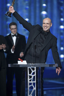 Jochen Alexander Freydank accepts the Oscar® for Short Film (Live Action) for 