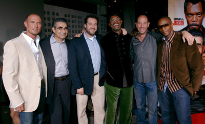 Samuel L. Jackson, Miguel Ferrer, Robert N. Fried, Luke Goss, Eugene Levy and Anthony Mackie at event of Tikras vyras (2005)