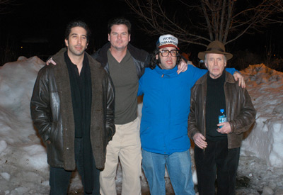 David Schwimmer, Dick Cavett and Judah Friedlander at event of Duane Hopwood (2005)