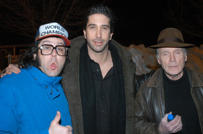 David Schwimmer, Dick Cavett and Judah Friedlander at event of Duane Hopwood (2005)