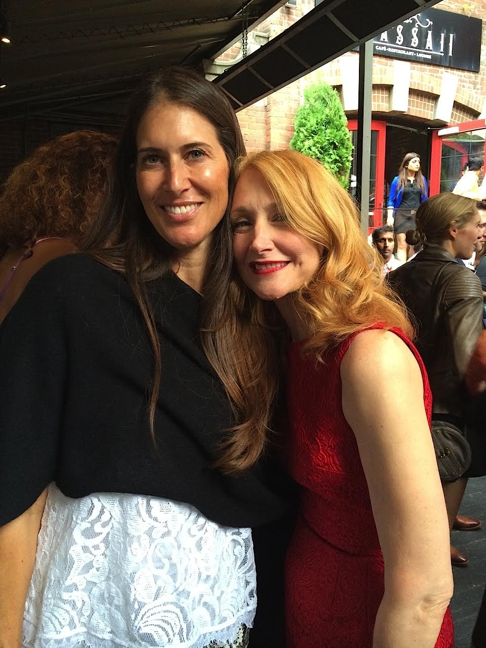 Producer Dana Friedman (Left) with Actress Patricia Clarkson (Right) at Toronto Intl. Film Festival with Learning to Drive