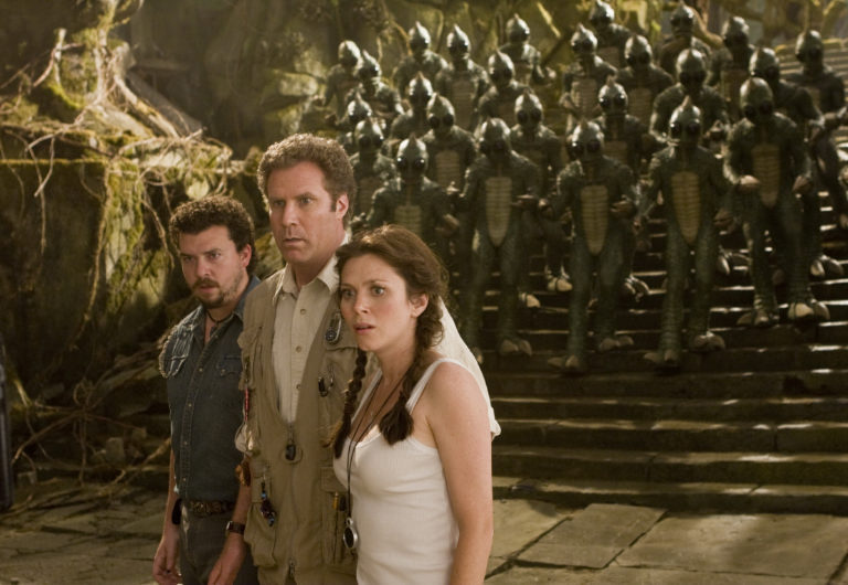 Still of Will Ferrell, Anna Friel and Danny McBride in Land of the Lost (2009)