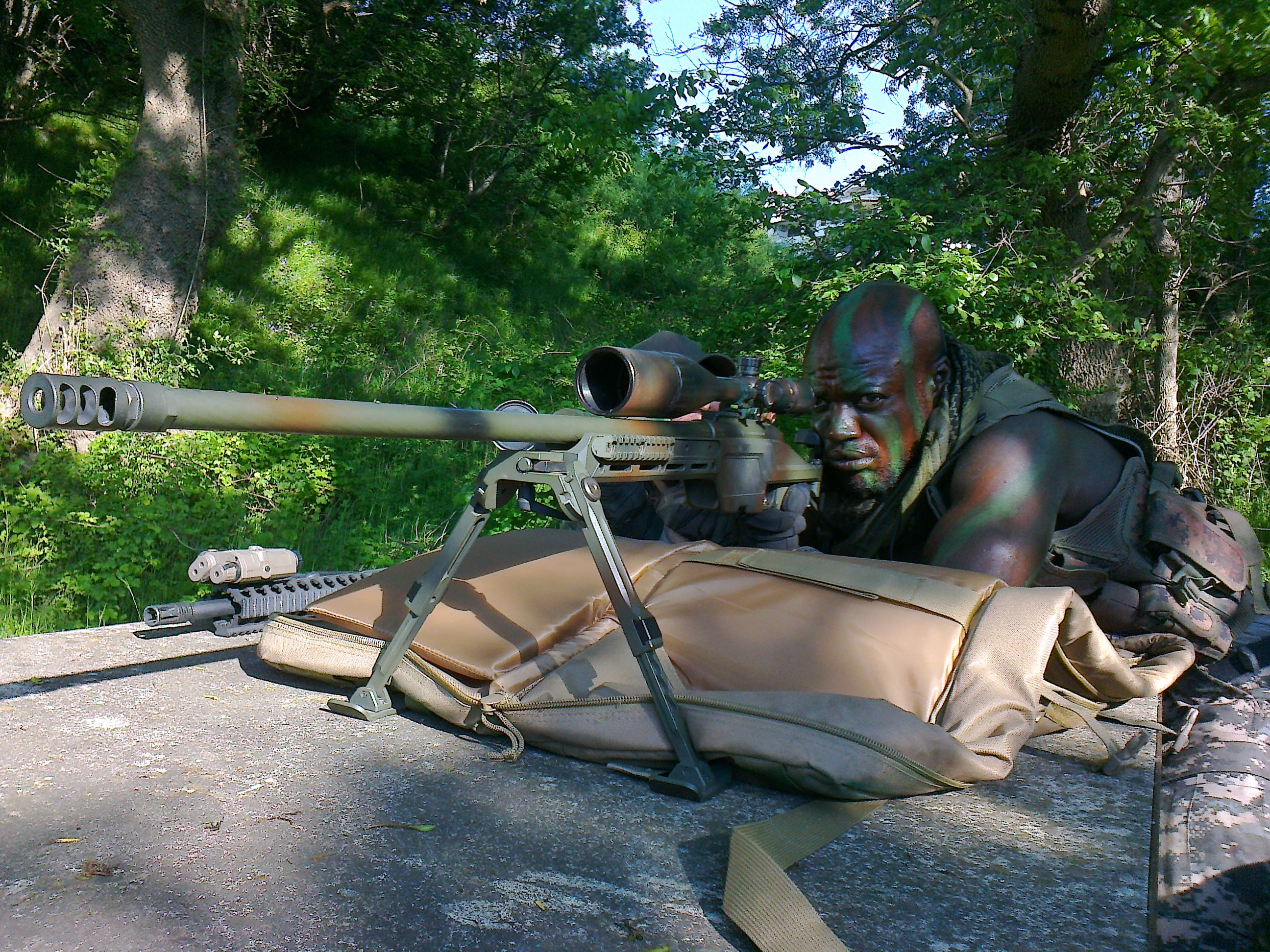 Enoch Frost as Barnes in Sniper 6.