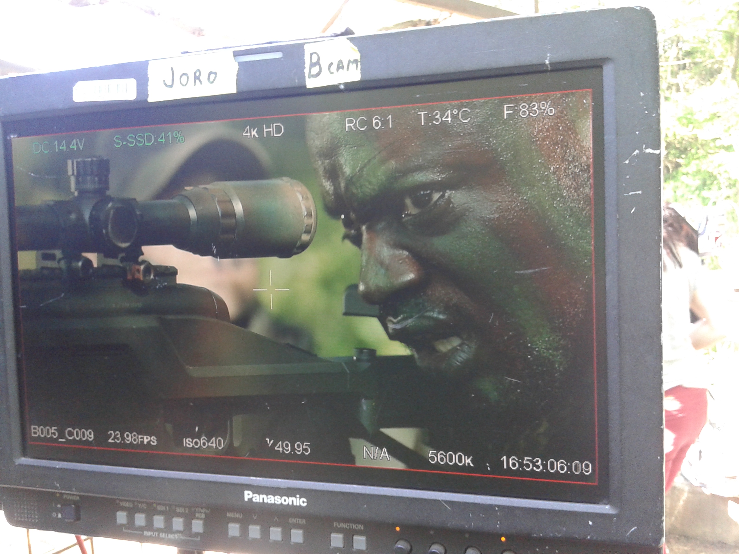Enoch Frost as Sniper 'Jock' Barnes in Sniper6 'Killshot'