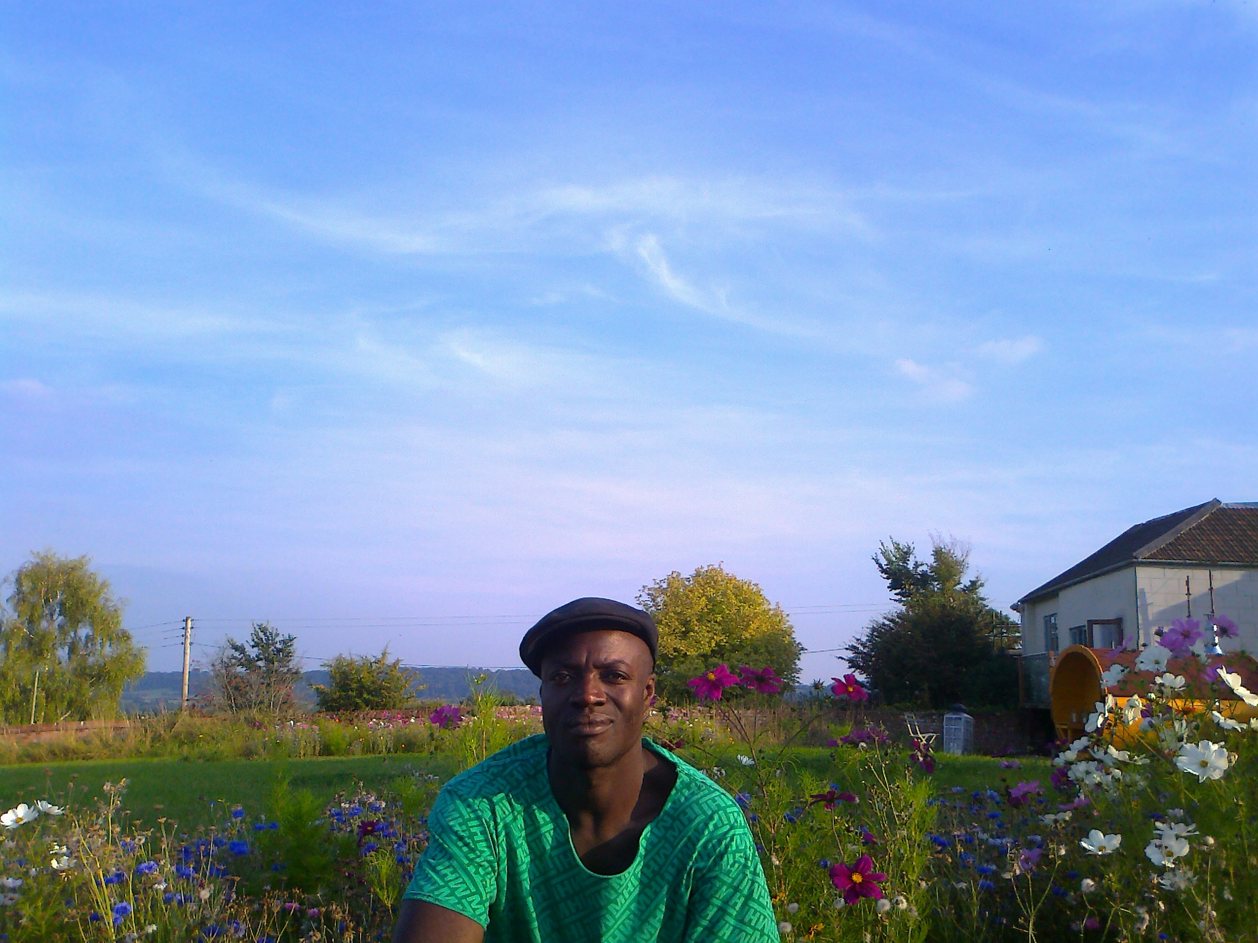 Enoch Frost at home in Somerset , England.