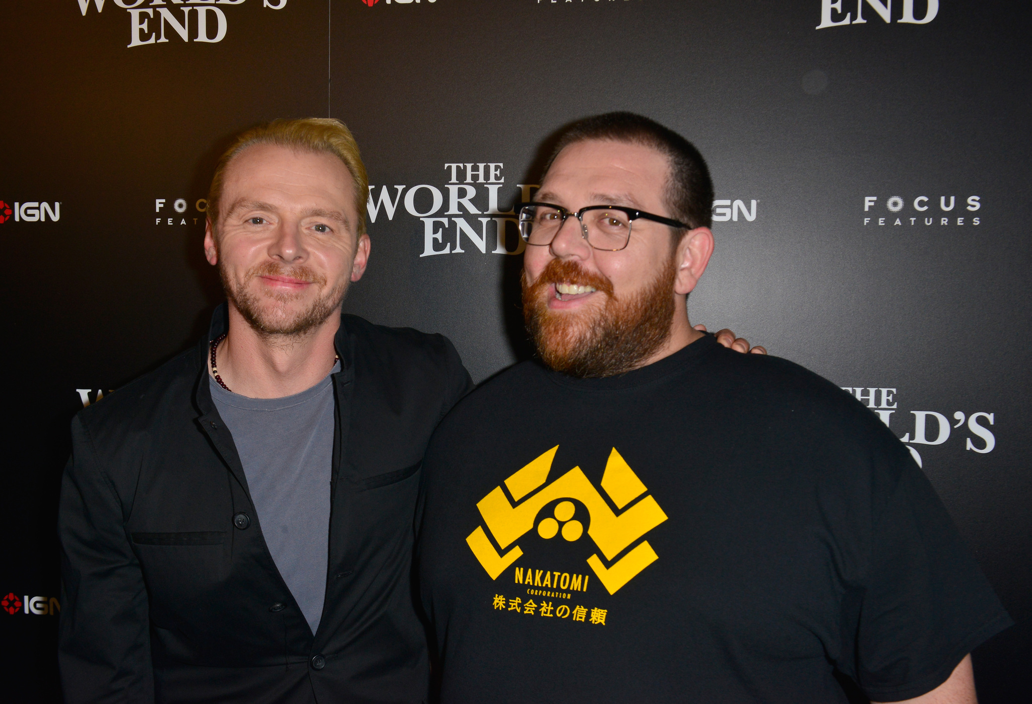 Nick Frost and Simon Pegg at event of The World's End (2013)