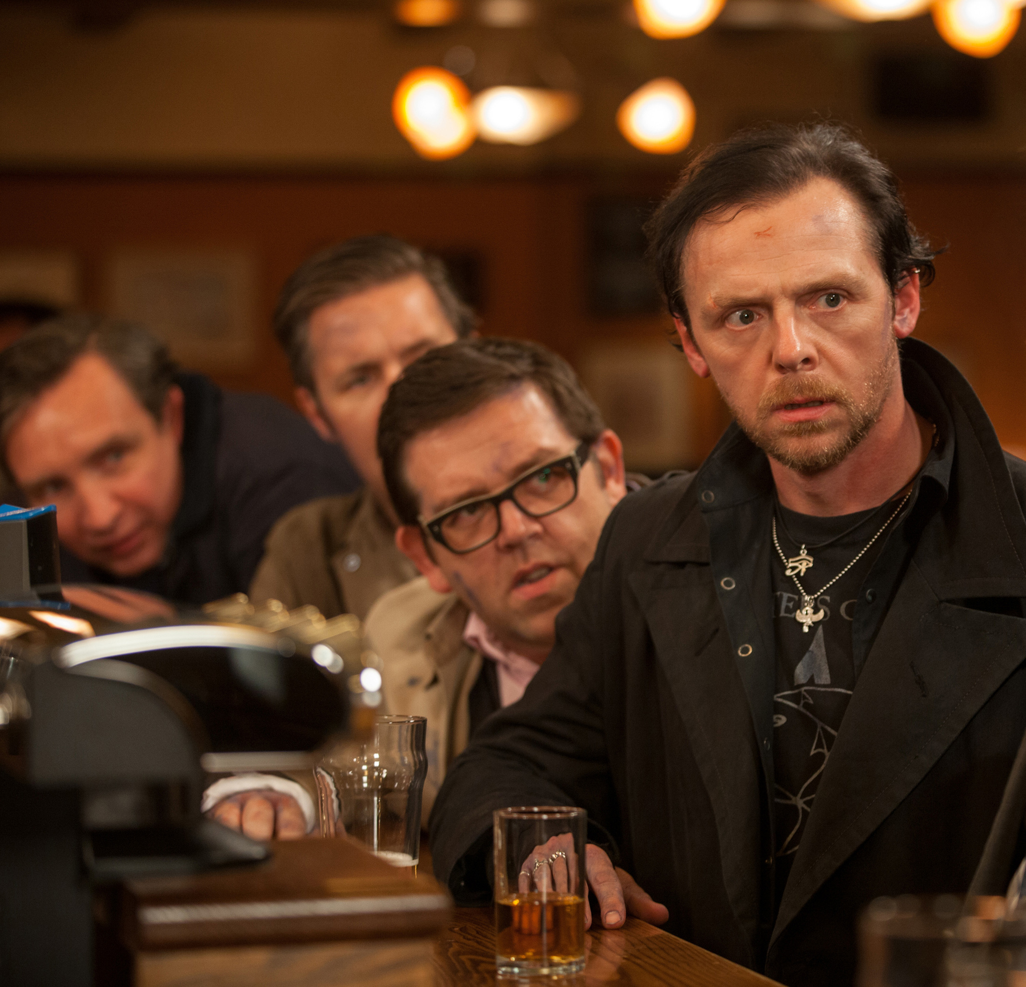 Still of Paddy Considine, Nick Frost, Eddie Marsan and Simon Pegg in The World's End (2013)