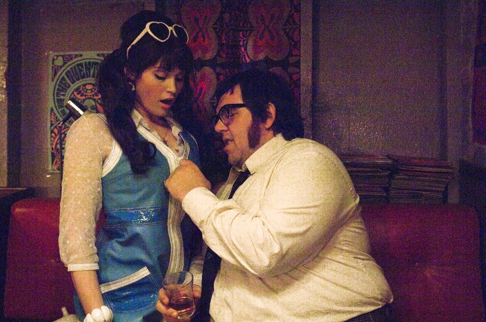 Still of Nick Frost and Gemma Arterton in The Boat That Rocked (2009)