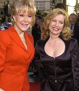 Barbara Eden and Katherine Fugate arrive at The Prince & Me premiere in Hollywood, March 28, 2004.
