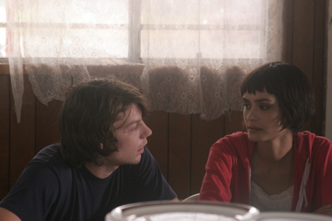 Still of Patrick Fugit and Shannyn Sossamon in Wristcutters: A Love Story (2006)