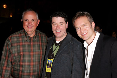 Mark Dindal, Randy Fullmer and Dick Cook at event of Chicken Little (2005)