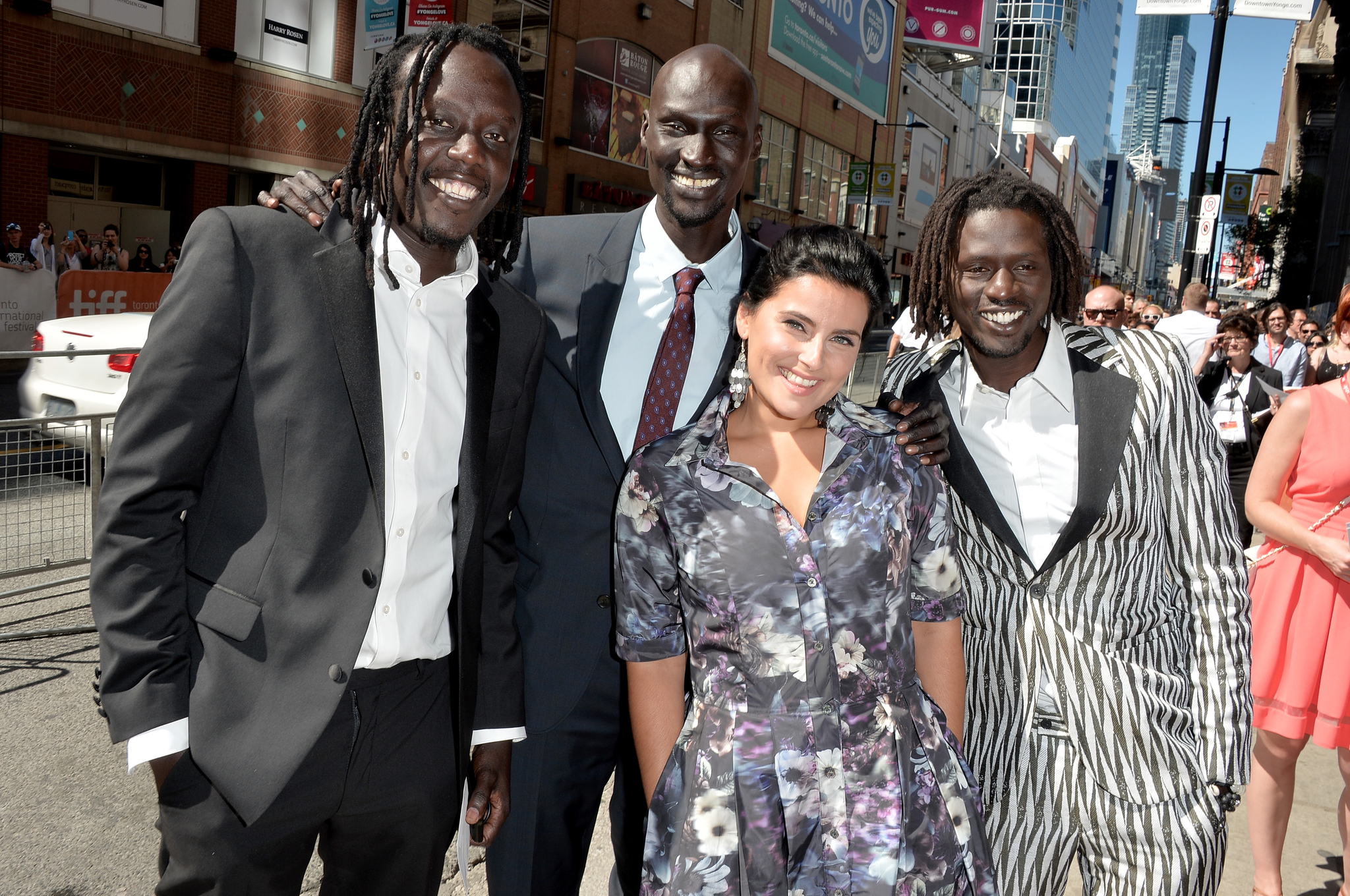 Nelly Furtado, Ger Duany and Emmanuel Jal at event of The Good Lie (2014)