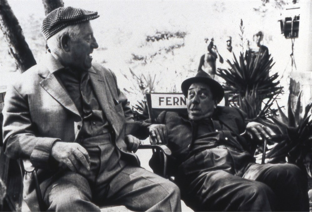 Fernandel and Jean Gabin in L'âge ingrat (1964)