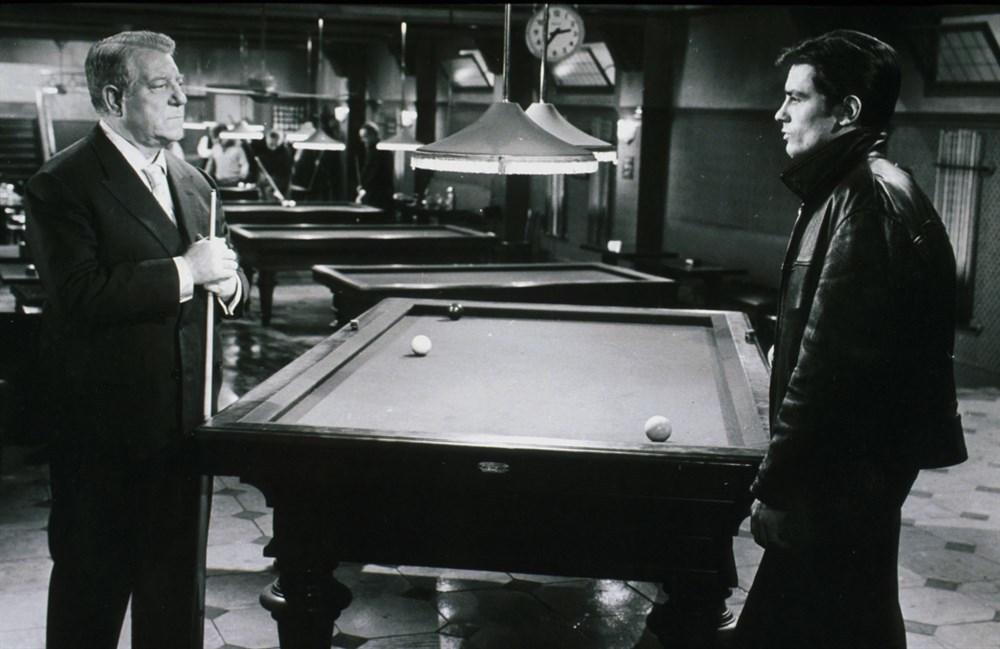 Still of Alain Delon and Jean Gabin in Mélodie en sous-sol (1963)