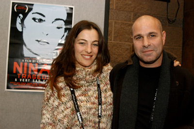 Savi Gabizon and Ayelet Zurer at event of Ha-Asonot Shel Nina (2003)