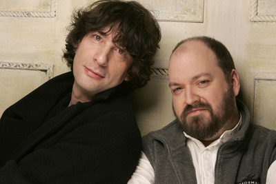 Neil Gaiman and Dave McKean at event of Mirrormask (2005)
