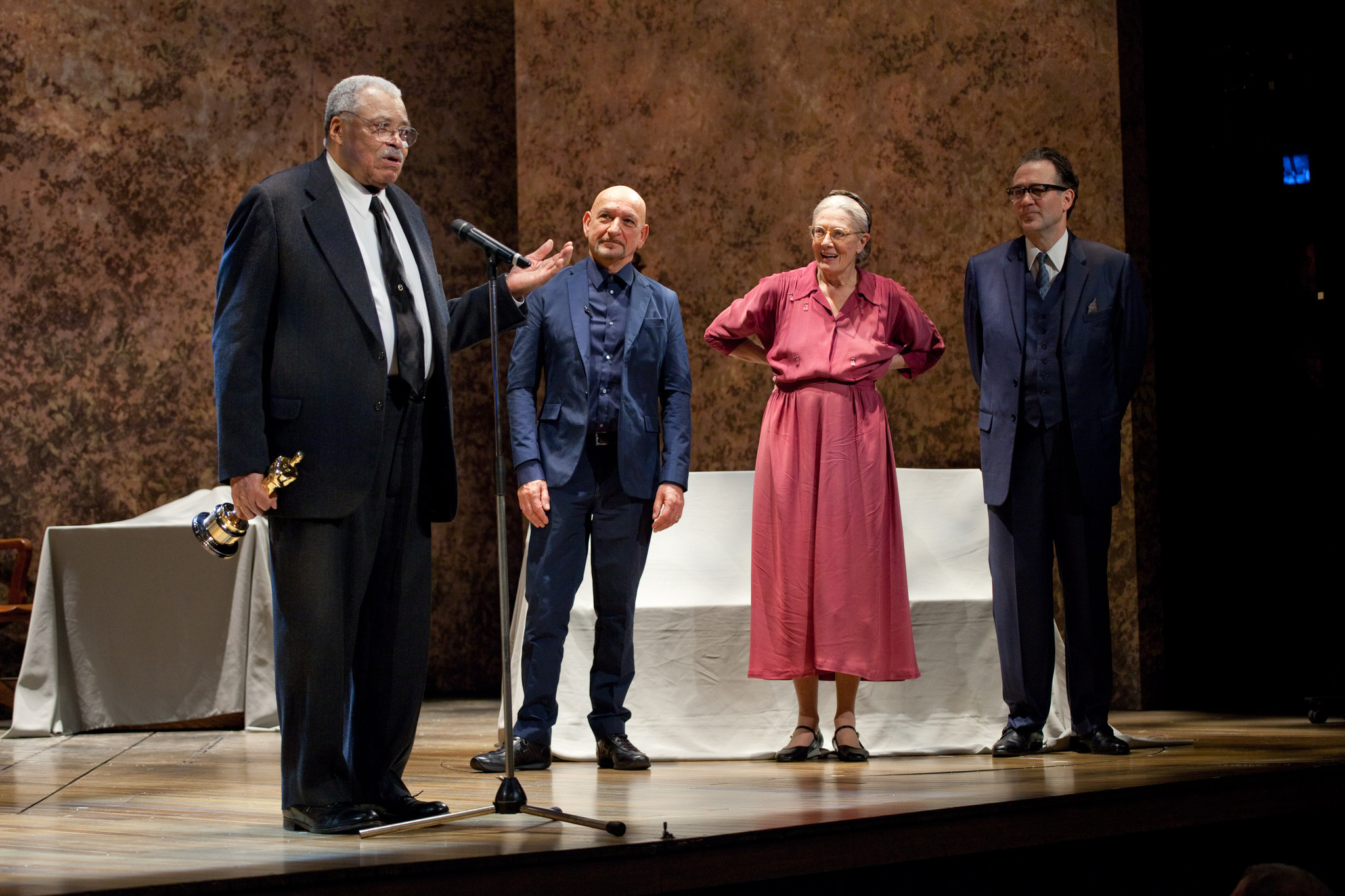 James Earl Jones, Vanessa Redgrave, Ben Kingsley and Boyd Gaines