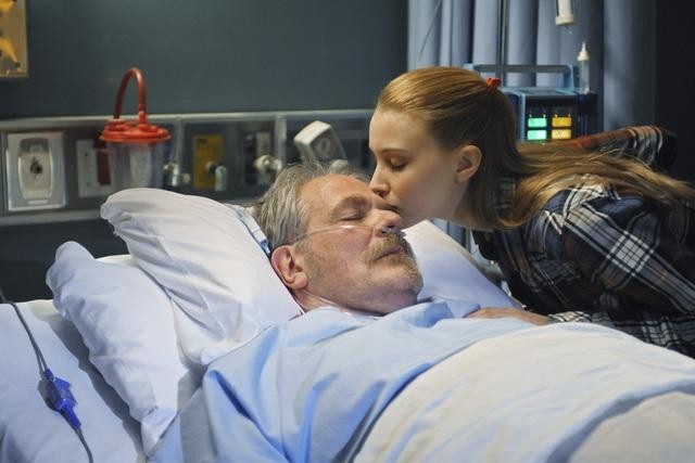 Still of Sarah Gadon and M.C. Gainey in Happy Town (2010)