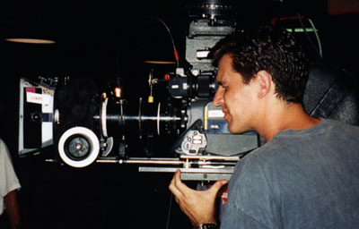 Richard Gale sets up a shot for The Proposal.