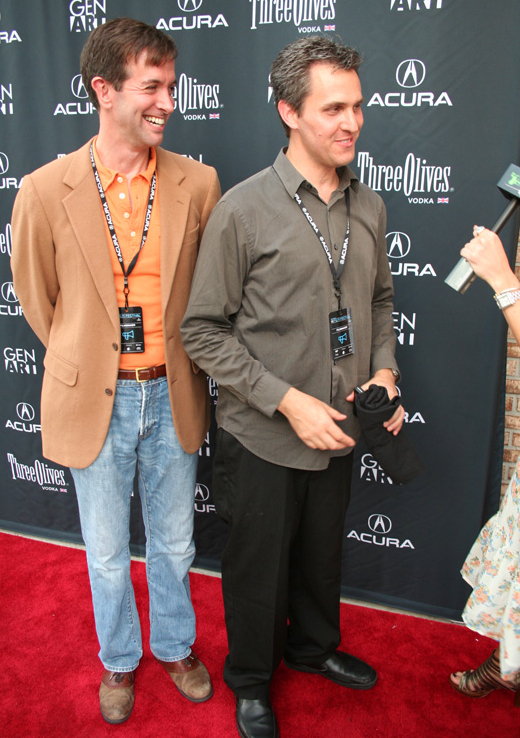 Brian Rohan and Richard Gale at the Gen Art Film Festival, Chicago.