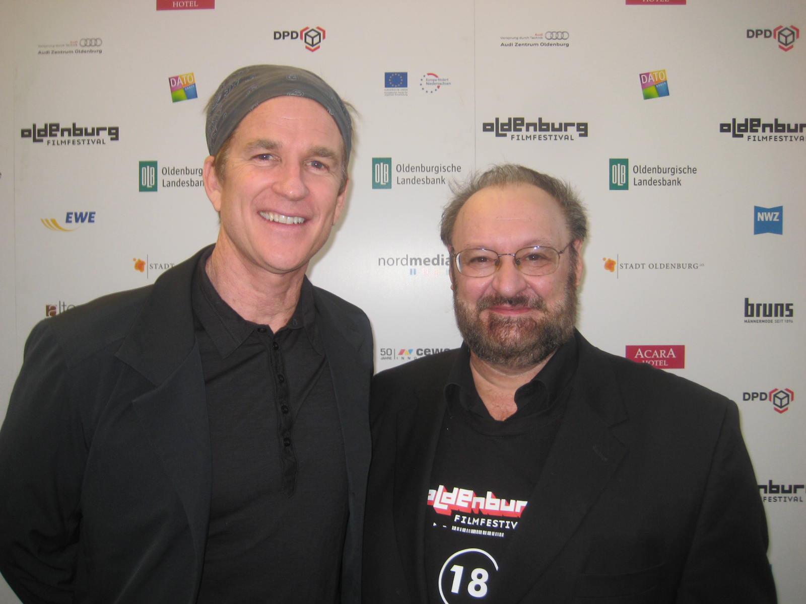 with Matthew Modine at Filmfest Oldenburg, Germany