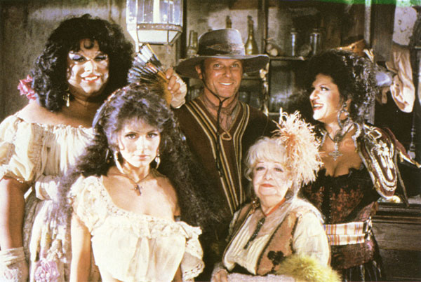 Devine, Gina Gallego, Tab Hunter, Nedra Volz, Lainie Kazan - Lust in the Dust (New World Pictures)