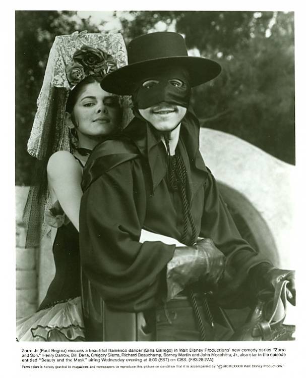 Gina Gallego, Paul Regina - Zorro and Son (CBS)