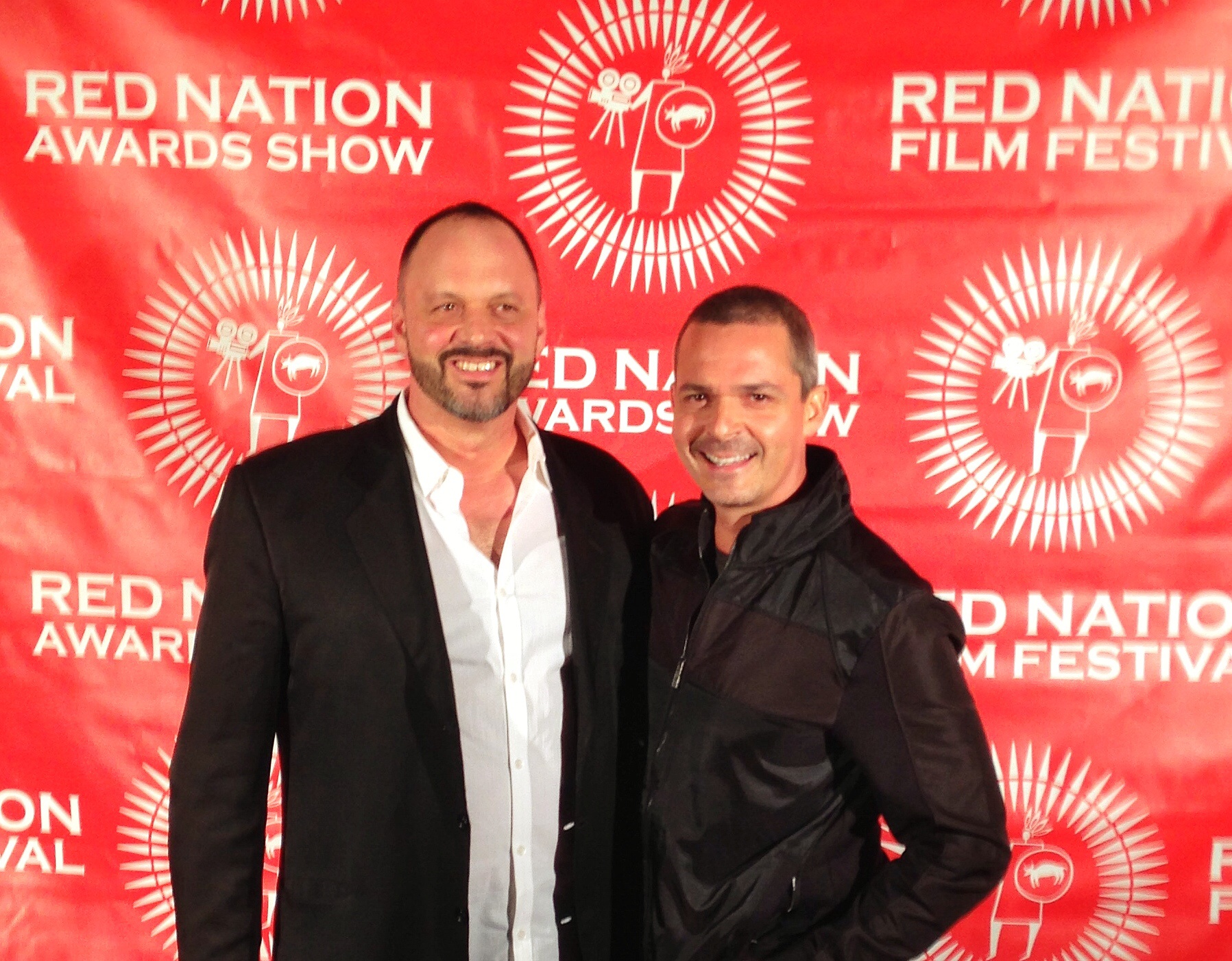 Director David Llauger Meiselman and Actor/Producer Billy Gallo At Strike One Red Carpet premiere
