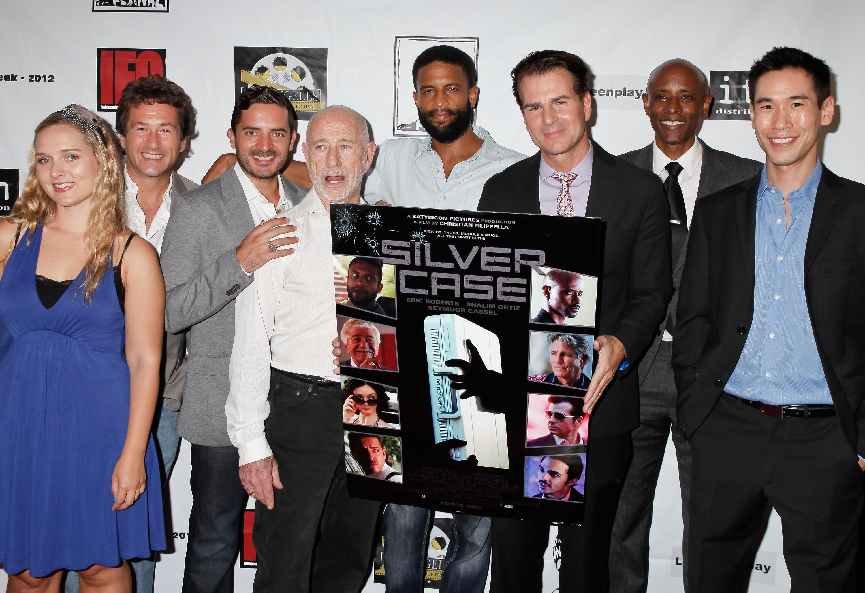 Brian Keith Gamble, Rebecca Sigl, Brad Light, Alejandro Cardenas, Stanley B. Herman, Chris Facey, Vincent De Paul and Art Hsu at event of Silver Case