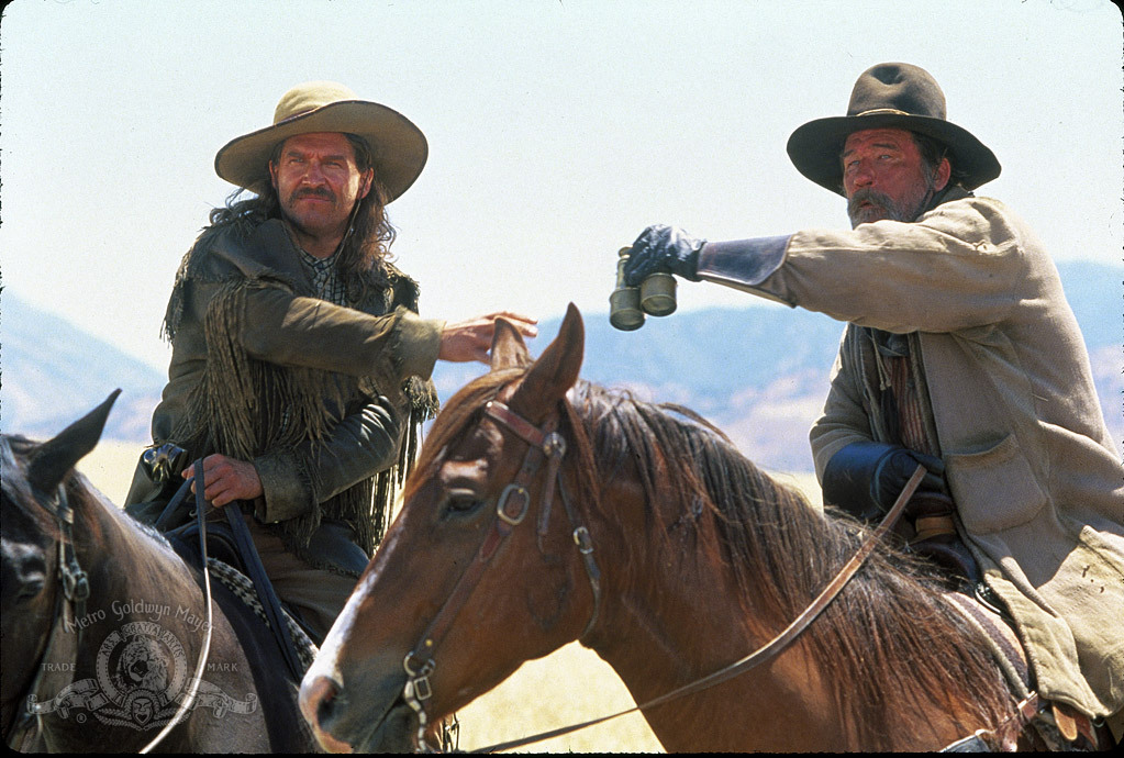 Still of Jeff Bridges and James Gammon in Wild Bill (1995)