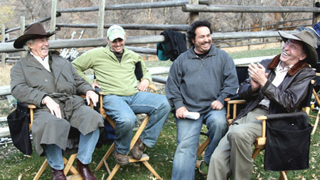 James Gammon, James Karen, Ryan Little and Brian Peck in Outlaw Trail: The Treasure of Butch Cassidy (2006)