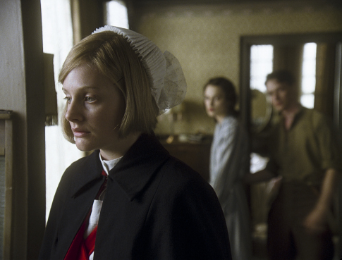 Still of Romola Garai, Keira Knightley and James McAvoy in Atonement (2007)