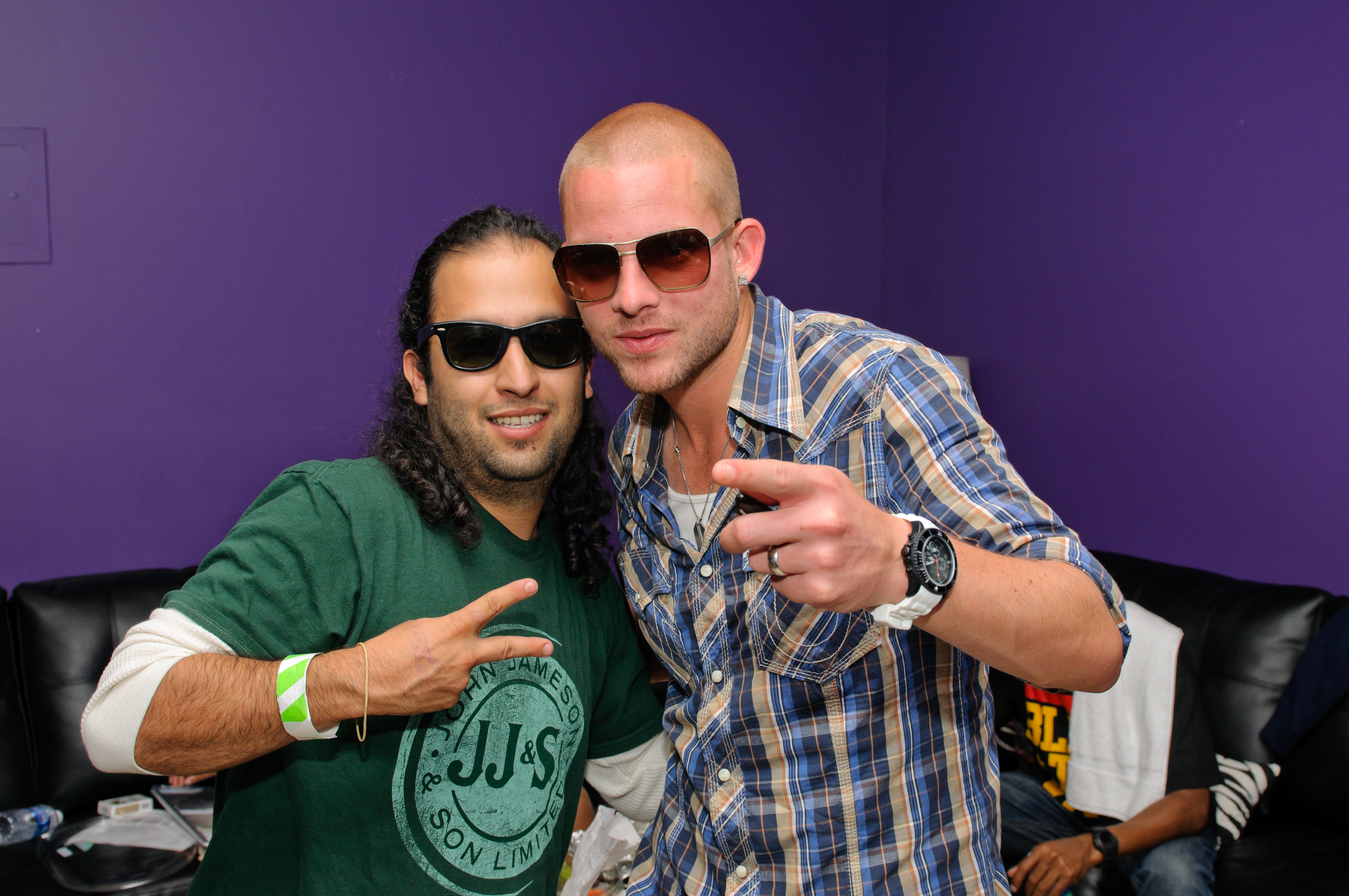 Bernie Garcia with Collie Buddz