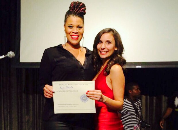 With Casting Director Tracy 'Twinkie' Byrd at the 2013 HBFF Monologue Slam