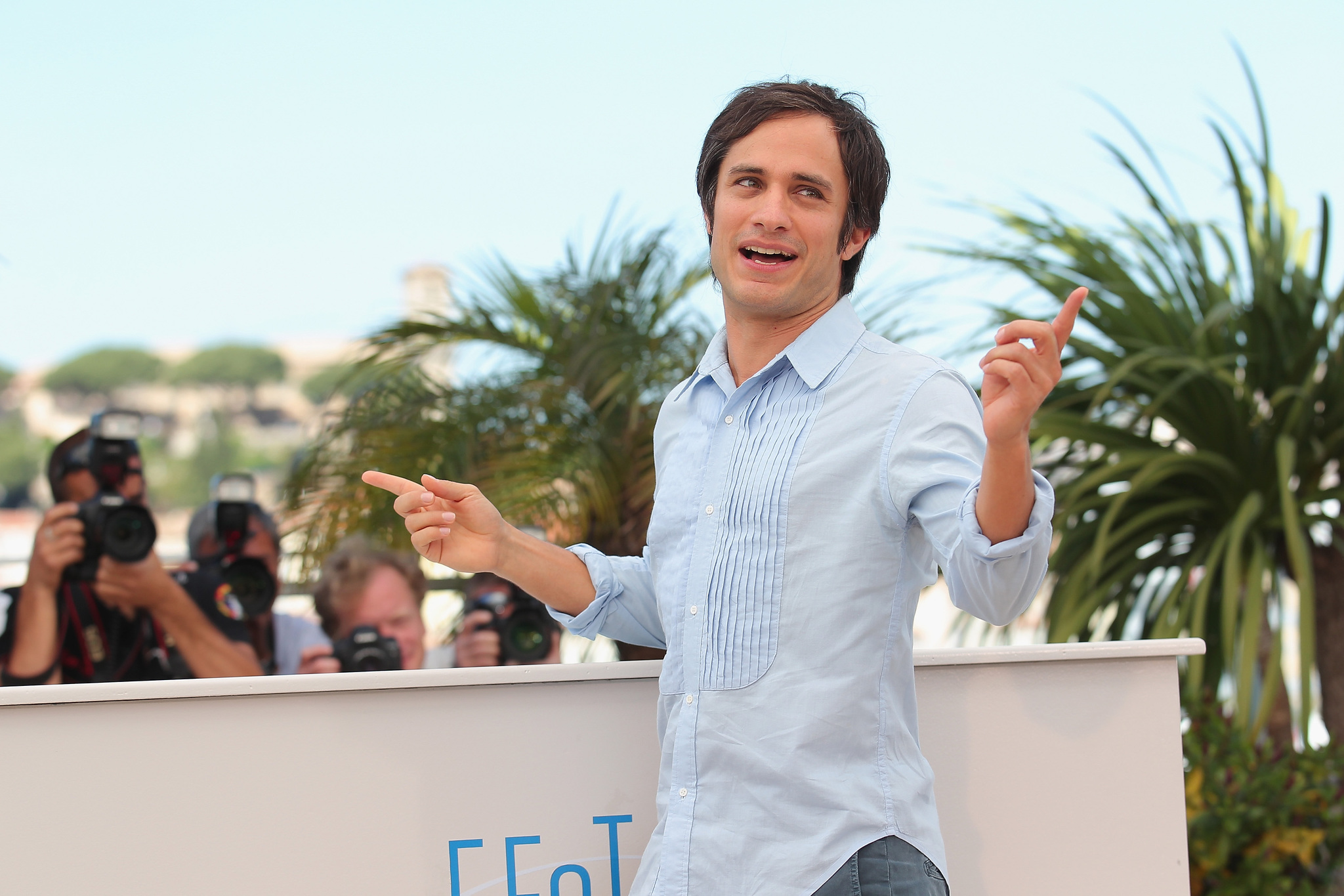 Gael García Bernal at event of The Disappearance of Eleanor Rigby: Them (2014)
