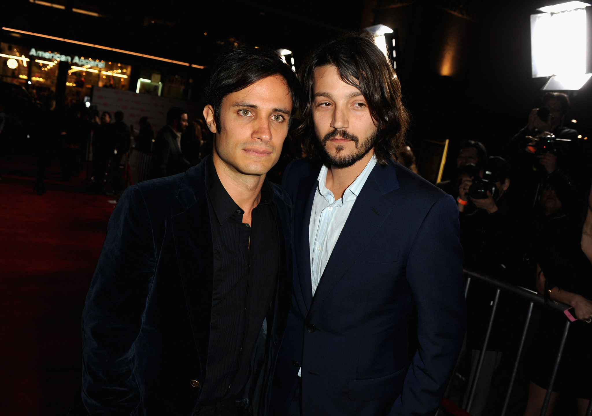 Gael García Bernal and Diego Luna at event of Casa de mi Padre (2012)